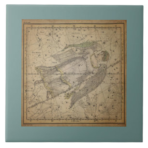 Oude ster van Virgo de Maan Tegeltje