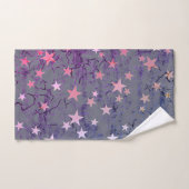 Oude sterren op blauw bad handdoek (Handdoek)