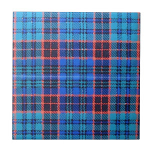 OUDE STEWART FAMILIE TARTAN TEGELTJE