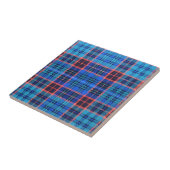 OUDE STEWART FAMILIE TARTAN TEGELTJE (Zijkant)