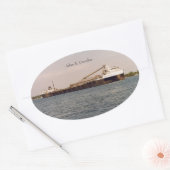 oude sticker Adam E. Cornelius (Envelop)