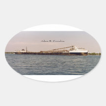 oude sticker Adam E. Cornelius