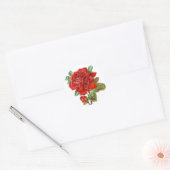 Oude sticker Rode Roos (Envelop)