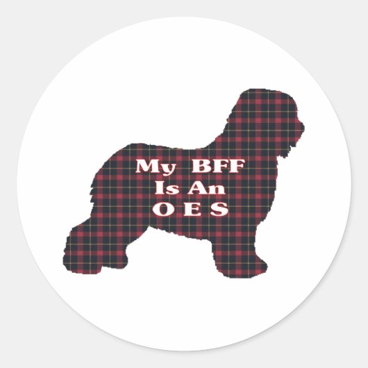 Oude Sticker van Sheepdog BFF (Voorkant)