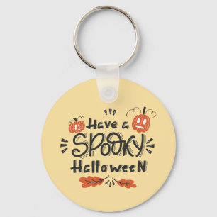Oude stijl, een enge Halloween Sleutelhanger