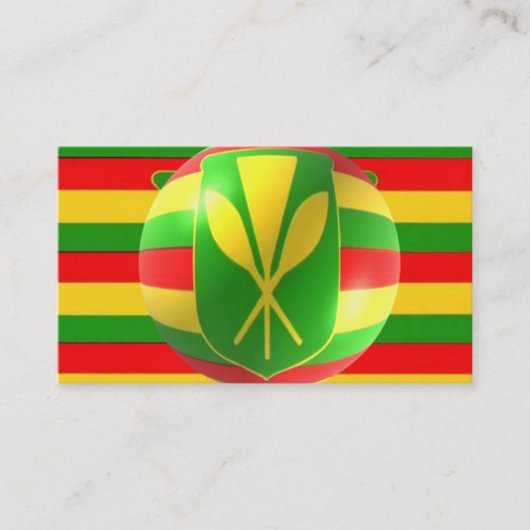 Oude stijl Hawaiiaanse vlag Visitekaartje (Voorkant)