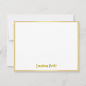 Oude stijl kalligrafie script Sjabloon gouden teks (Voorkant)