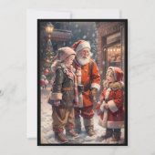 Oude Stijl Kerstmis Kaart (Voorkant)