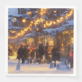 Oude Stijl Kerstmis Servet