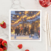 Oude Stijl Kerstmis Servet (Insitu)