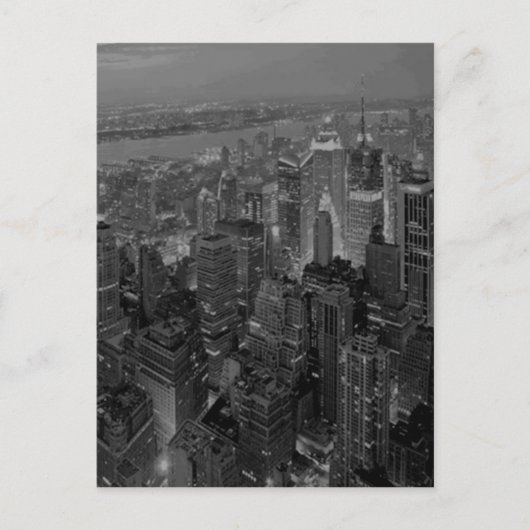  oude stijl New York City Briefkaart (Voorkant)