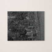 oude stijl New York City Script Legpuzzel (Horizontaal)