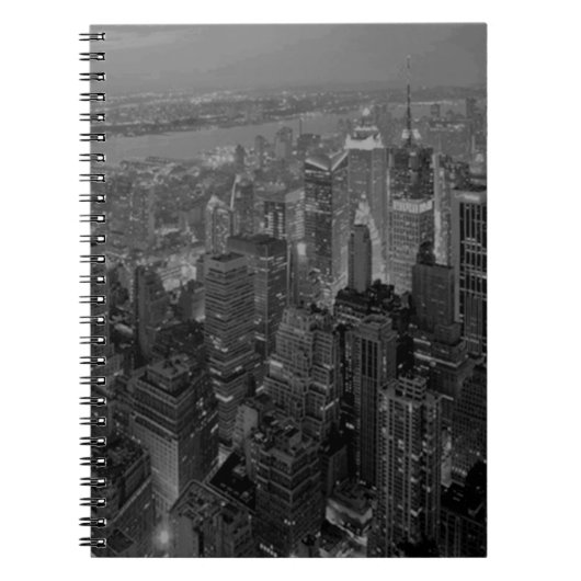  oude stijl New York City Script Notitieboek (Voorkant)