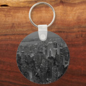  oude stijl New York City Script Sleutelhanger (Voorkant)