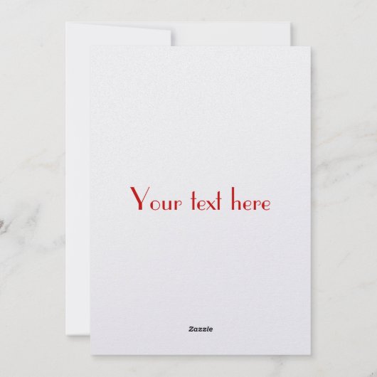 Oude stijl Santa Claus Feestdagenkaart (Achterkant)