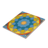 Oude stijl Spaanse Tegel Blues Tegeltje (Zijkant)