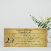  Oude Stijl Trouwkaart Uitnodiging (Staand voorkant)