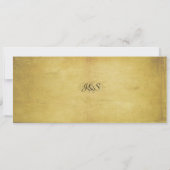  Oude Stijl Trouwkaart Uitnodiging (Achterkant)