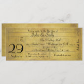  Oude Stijl Trouwkaart Uitnodiging (Voorkant / Achterkant)