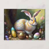 oude stijl van het esembureau bunny briefkaart (Voorkant)