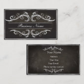 Oude stijl Visitekaartje 2 zijkanten Sjabloon (Voorkant / Achterkant)