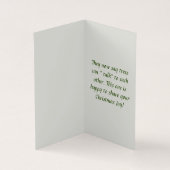 Oude stijl Waterverf kerstboom in Sneeuwholi Kaart (Binnen)