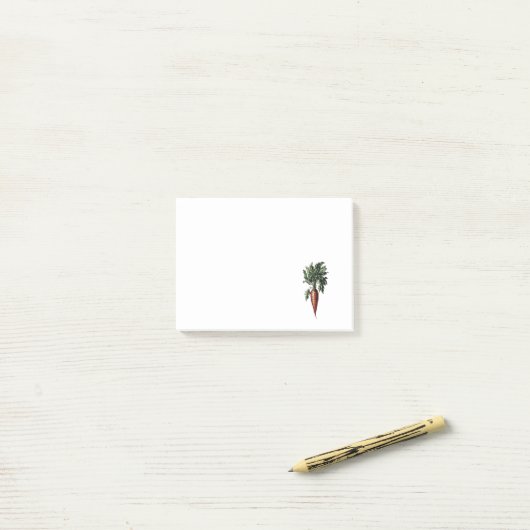 Oude stijl wortel afbeelding  post-it® notes (Op bureau)