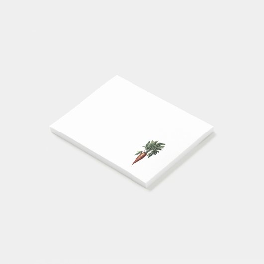Oude stijl wortel afbeelding  post-it® notes (Schuin)