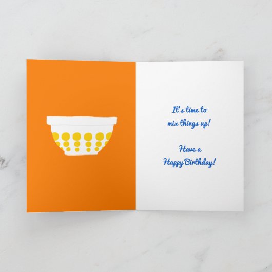 Oude Stip Mengkommen Personaliseerde Verjaardag Kaart (Binnen)