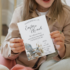 Oude stoel rond eieren Paasbrunch Kaart