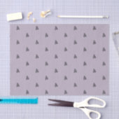 Oude Stof Lavendel Inkt Mot Tissuepapier (Craft)