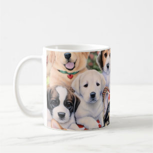 Oude Stoffen Hond Mok