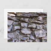 Oude Stone Wall Briefkaart (Voorkant / Achterkant)