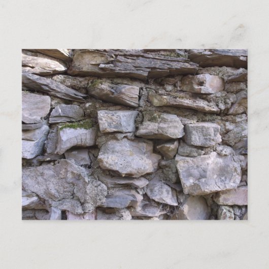 Oude Stone Wall Briefkaart (Voorkant)