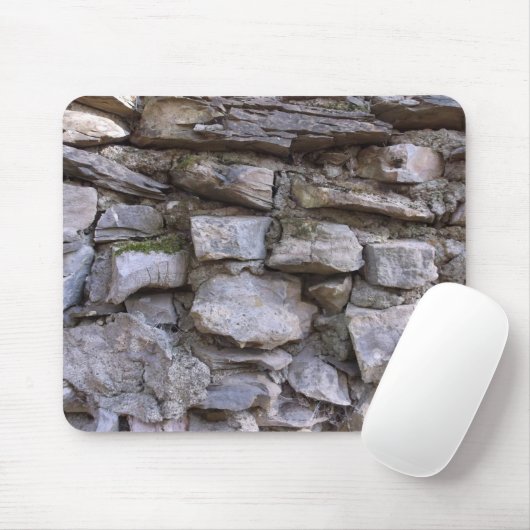 Oude Stone Wall Muismat (Met muis)
