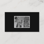 Oude Stone Walls en Sky. Visitekaartje (Achterkant)