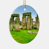 Oude Stonehenge Standing Stones in Summer Art Keramisch Ornament (Rechts)