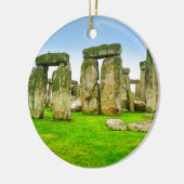 Oude Stonehenge Standing Stones in Summer Art Keramisch Ornament (Links)