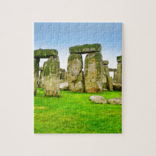 Oude Stonehenge Standing Stones in Summer Art Legpuzzel