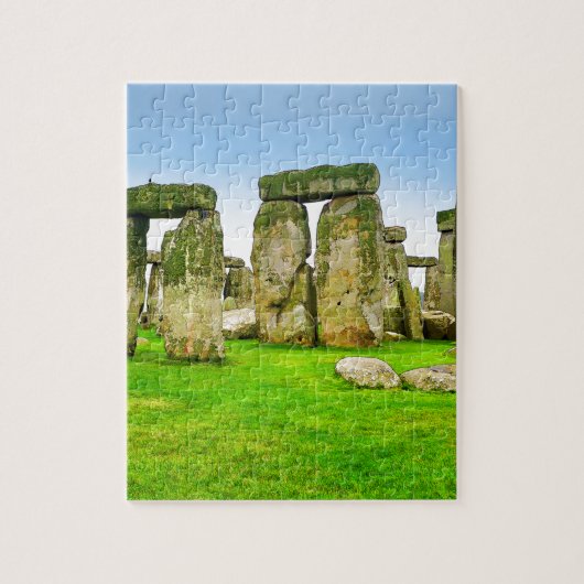 Oude Stonehenge Standing Stones in Summer Art Legpuzzel (Verticaal)