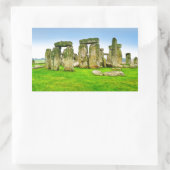Oude Stonehenge Standing Stones in Summer Art Rechthoekige Sticker (Tas)