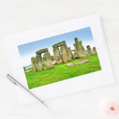 Oude Stonehenge Standing Stones in Summer Art Rechthoekige Sticker (Envelop)
