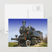 oude stoomlocomotief briefkaart (Voorkant / Achterkant)