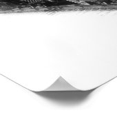 Oude stoomlocomotief poster (Hoek)