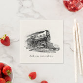 Oude stoomlocomotief servetten (Insitu)