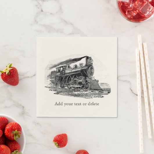 Oude stoomlocomotief servetten (Insitu)