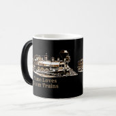 Oude stoommotor — Magische Mok (Voorkant links)