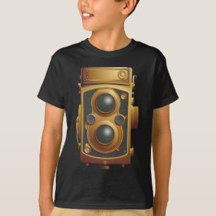 Oude Stoomstijl Camera T-shirt