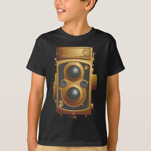 Oude Stoomstijl Camera T-shirt (Voorkant)