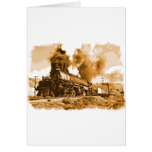 Oude stoomtrein (Voorkant)